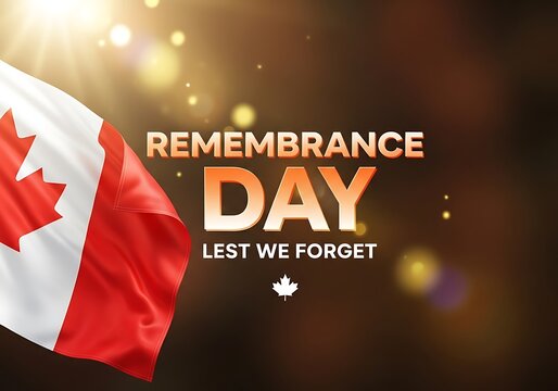 Remembrance day canada lest we forget tribute