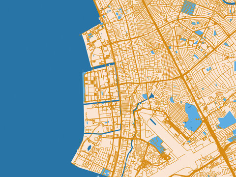 City map poster &mdash; Pasay, Philippines