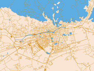 Fototapeta premium Baia Mare, Romania – urban map