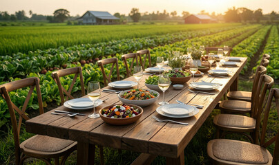 Fototapeta premium Farm to Table