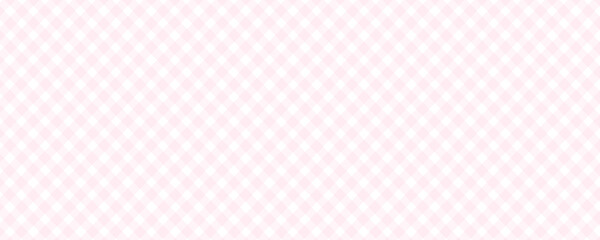 Geometric pink plaid print in pastel tones, vector background