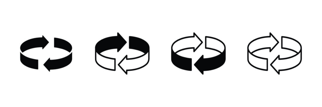 Refresh Reload Arrow Loop Elements