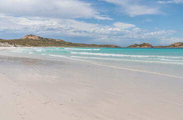 Obraz premium The beach in Lucky Bay, Western Australia. Australia