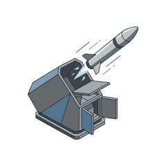 Fototapeta premium vector isometric of an unmanned aircraft being launched 7