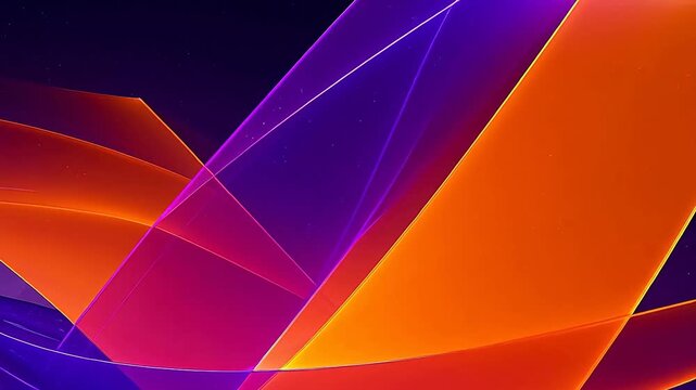 Abstract colorful geometric shapes