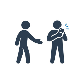 Ignored Social Interaction Phone Icon
