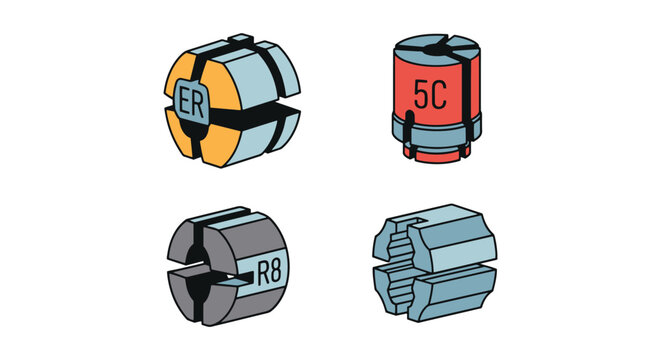 Collet Line art vector set modern abstract creative illustration