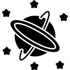 Planetary Rings Icon © Shaheen studio