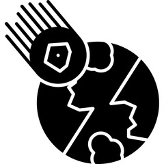 Meteor Impact Icon © Shaheen studio