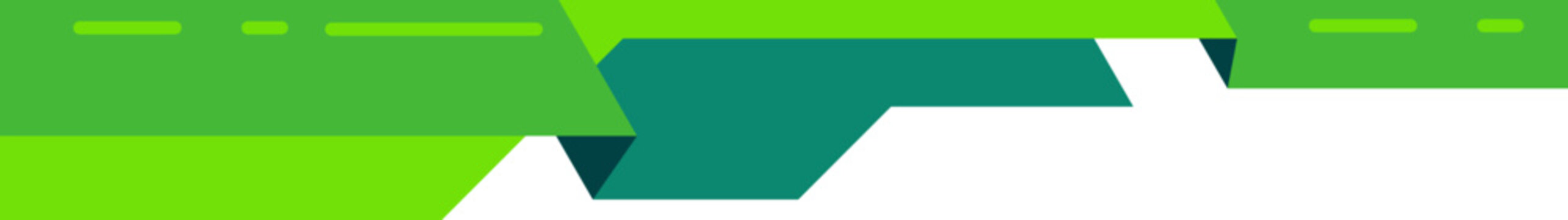 Abstract Green Geometric Header