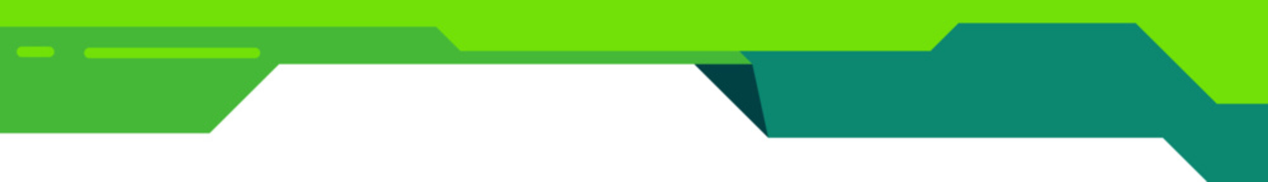 Abstract Green Geometric Header