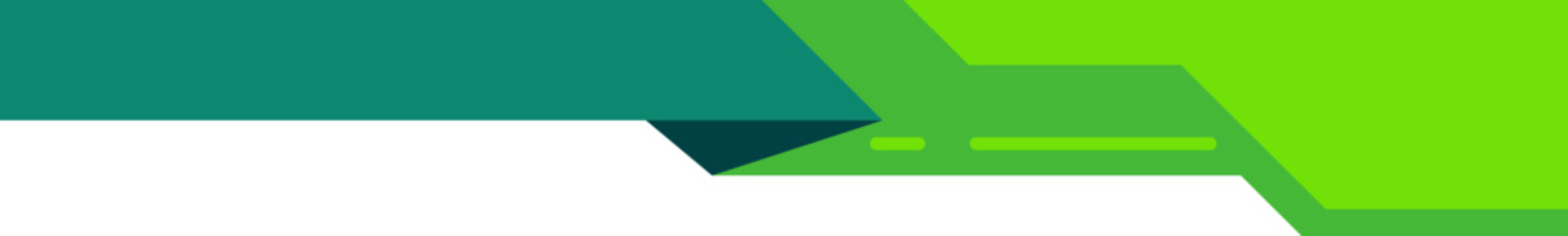 Abstract Green Geometric Header