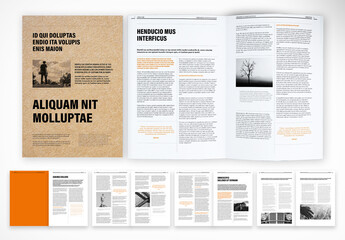 Bold Editorial Report Template