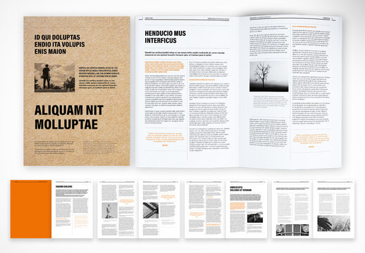 Bold Editorial Report Template