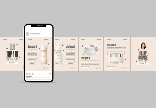 Product Recommendation Social Media Carousel