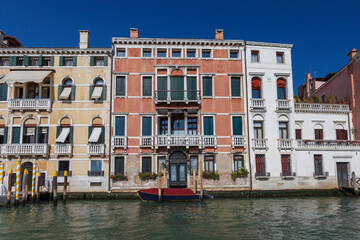 Fototapeta premium Venice architecture details from water