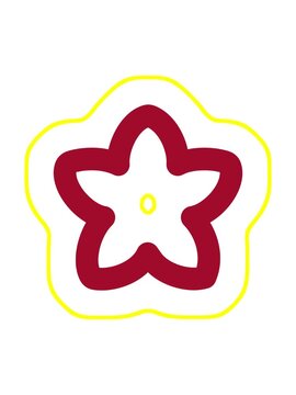 radioactive glowing animation of a japanese single flower design