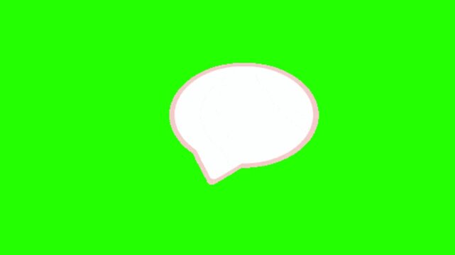 Love on speech bubble icon