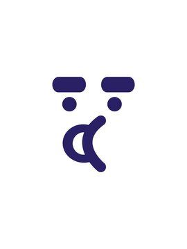 sales flash animation of talking face icon