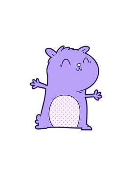 starburst effect animation of gerbil drawing