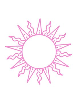 jiggle motion animation of tattoo sun