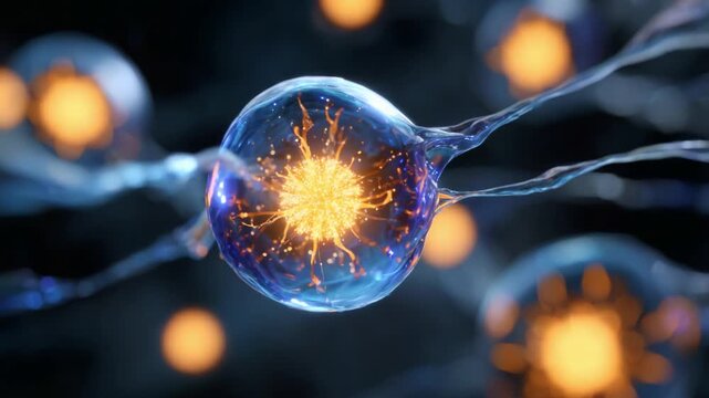 A Stunning Visualization of Neural Networks Highlighting Neurons and Synaptic Activity, Showcasing the Complexity of Brain Function and Neurological Processes.