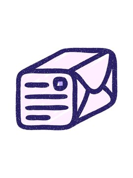 pixelize effect animation of Wrapped Parcel