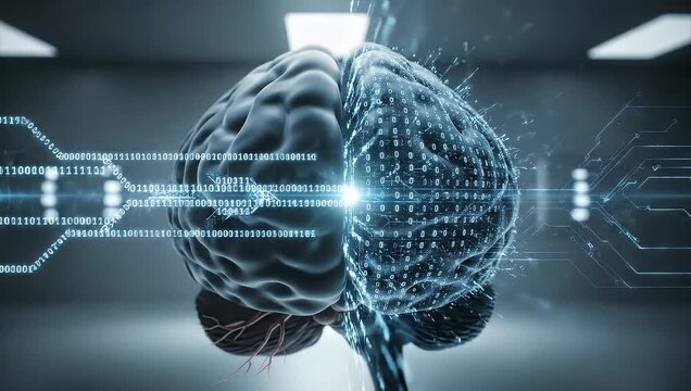 Cognitive Science Human Brain Neural Network Digital Technology Artificial Intelligence Future Concept
