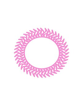 jumping motion animation of tattoo in line style of a sun