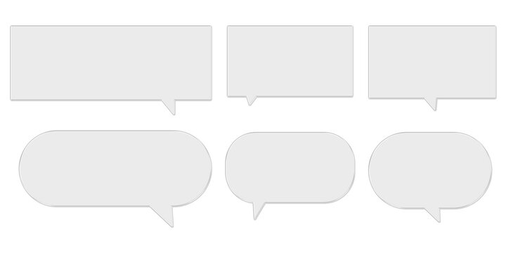 glass speech bubbles, transparent chat bubbles, glassmorphism ui kit, clear message box, glossy talk bubble, isolated glass icons, modern interface elements, 3d glass render, acrylic speech bubble