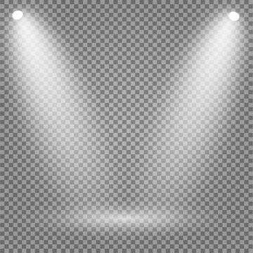 stage lights effect beam light spot light shining rays, stage light corner lights 