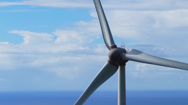 Aerial View Wind Farm Renewable Energy Grid Sovereignty Sustainable Infrastructure El Hierro Canary Islands Spain