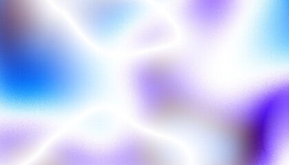 Abstract blue white purple overlay transparent gradient background with soft noise. Noise gradient, ombre effect. Textured with rough grain, noise © kastanka