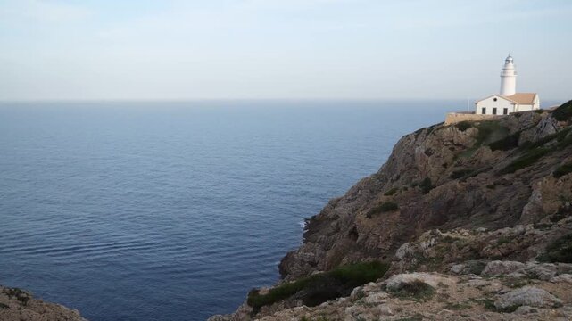 Lighthouse in the coastline