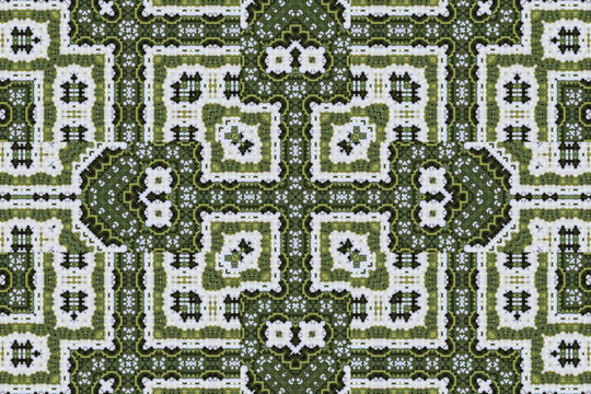 Elegant Symmetrical Pattern for Luxury Fabric Printing