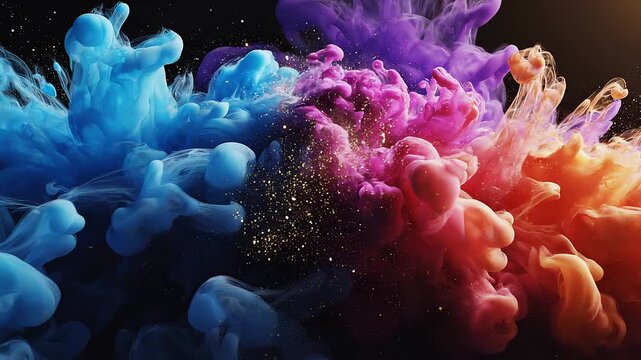 Abstract motion background 4k animation video.