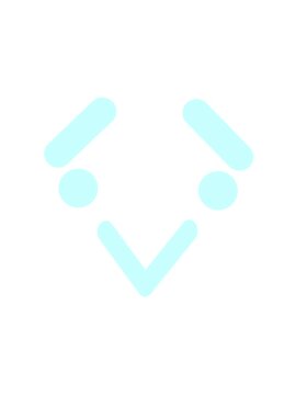 jiggle motion animation of worried bird face icon