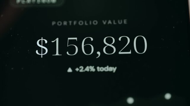 Portfolio Value in USD and Today's Performance