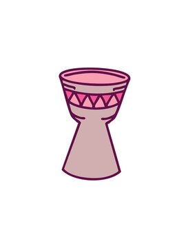 pressure popping animation of brazilian drum carnival instrument