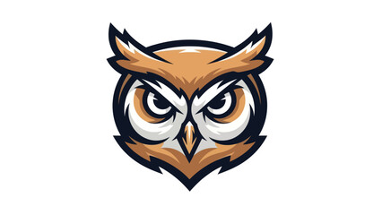 Obraz premium Owl illustration on white background