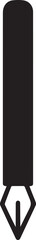 Obraz premium Fountain Pen Nib Icon for Writing and Design Tools