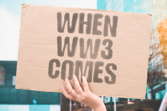 "When WW3 Comes" sent to fight it will be the youngest and the least consulted about the decision. WW3. DRAFT. MILITARY. WAR. GLOBAL.