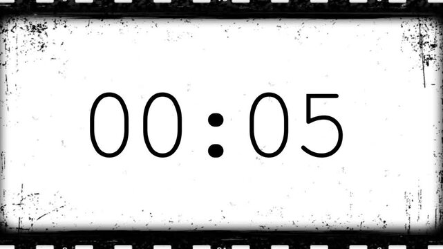 Grunge text style of timestamp with old film style. 