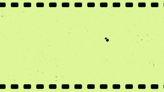 camera roll animation negative film with Vintage looping film strip with scratched and noise.. 4K Video