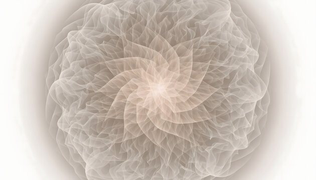 an abstract white flower on a white background creates a natural floral design perfect for art