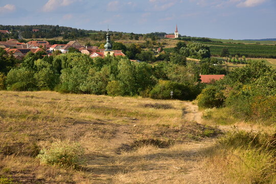 Educational Trail Popice Moravia Czech landscape in the area of vineyards