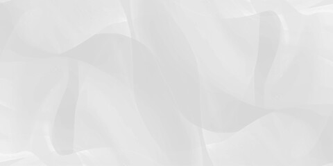 Obraz premium A luxury white silk and satin fabric background features a soft flowing wave texture with smooth light curves for a wedding textile backdrop or fashion wallpaper design