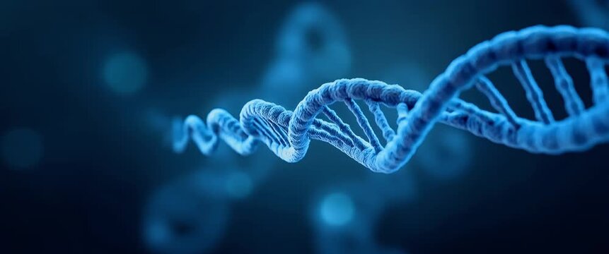 Modern wallpaper background featuring abstract digital motifs inspired by CRISPR gene therapy breakthroughs with expansive empty space for data overlays and clear text annotations supporting innovativ