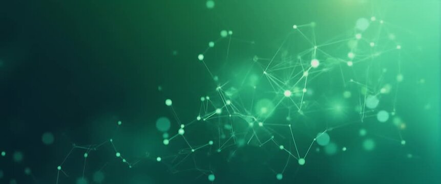 Modern wallpaper background featuring abstract digital motifs inspired by green finance with ample empty space for academic overlays supporting analysis of sustainable economic models and ecofriendly 