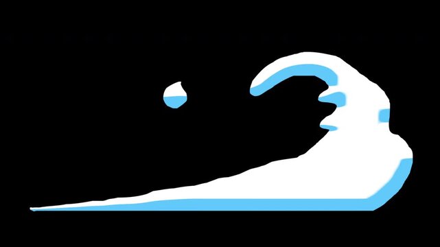 Smoke Puff with Debris Deconstruction Sequence